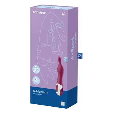 Satisfyer A-Mazing 1 - akkus, A-pont vibrátor (piros)