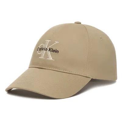 Calvin Klein Baseball sapka Monologo Embroidery Baseball Cap LV04G5004G Bézs