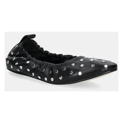 Balerina MICHAEL Michael Kors Amy 40S5AYFP2L Fekete