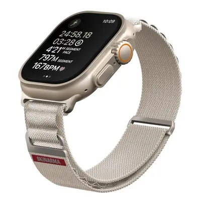Skinarma szíj Kobu Apple Watch Ultra 49/45/44mm elefántcsont/ivory