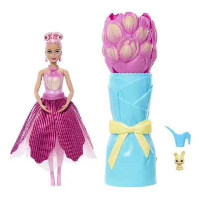Barbie: Reveal Virágvarázs Meglepetés baba - Tulipán, JMF57