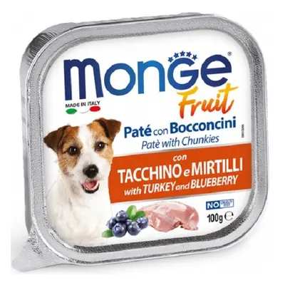 MONGE Fruit Dog pulyka és áfonya 100g