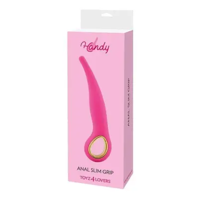 Anal Slim Grip vibrátor vízálló, 10 mód, 5 intenzitás rózsaszín
