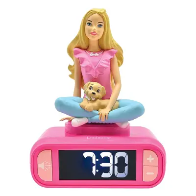 Lexibook Barbie ébresztőóra 3D éjszakai fénnyel