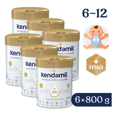 Kendamil PREMIUM 2 tehéntej alapú anyatej-kiegészítő tápszer 6 hónapos kortól