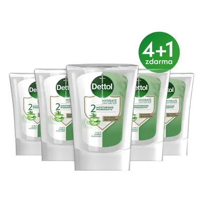Dettol Soft on Skin Set érintésmentes szappanadagoló utántöltő takarékos kiszerelés Aloe Vera