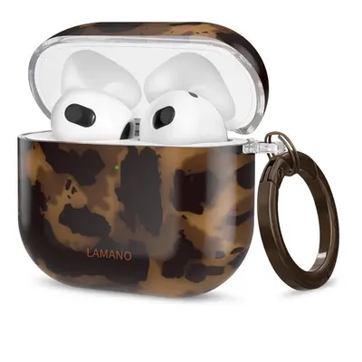 Tech-Protect Lamano AirPods 4 tok karabinerrel, Panther, párduc minta