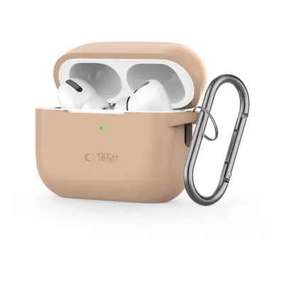 Tech-Protect Szilikon Hook - AirPods Pro 1/2 tok - Bézs