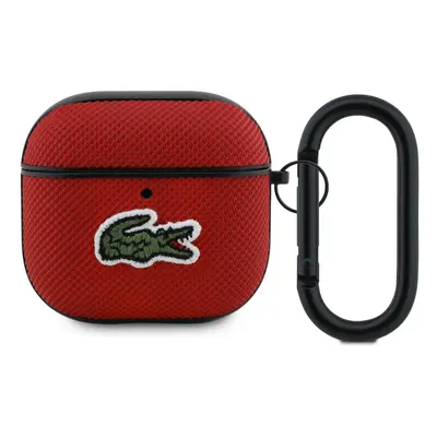 Lacoste Petit Pique Croc Logo Patch AirPods 4 tok, piros