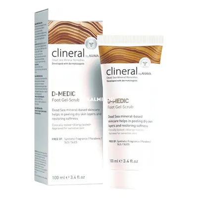 AHAVA Clineral D-MEDIC gyengéd géles peeling lábakra 100 ml