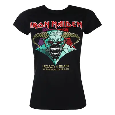 metál póló női Iron Maiden - Legacy of the Beast European Tour - ROCK OFF - IMTEE72LB