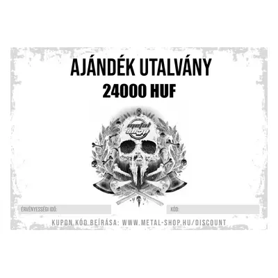 AJÁNDÉK UTALVÁNY HUF