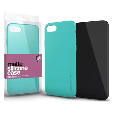 Apple iPhone 13 Pro, Szilikon tok, ultravékony, matt, Xprotector Matte, menta