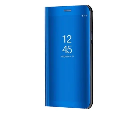 Xiaomi Redmi Note 12 4G, Oldalra nyíló tok, hívás mutatóval, Smart View Cover, kék (utángyártott