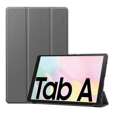 Samsung Galaxy Tab A7 10.4 (2020) SM-T500 / T505, mappa tok, Trifold, Enkay, szürke