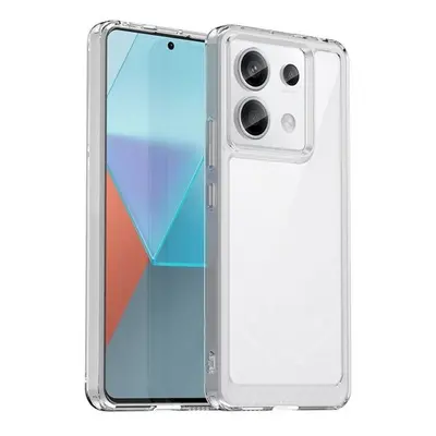 Xiaomi Redmi Note 13 Pro 5G / Poco X6 5G, Műanyag hátlap védőtok + szilikon keret, közepesen üté