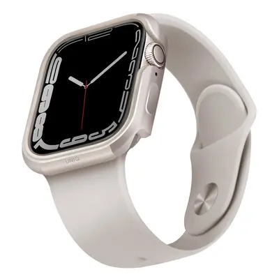 Apple Watch 1-6, SE (40 mm) / Watch 7-8 (41 mm), Fém védőkeret, alumínium, szíj nélkül, Uniq Val