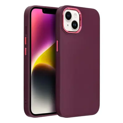 Xiaomi Redmi Note 13 4G, Szilikon tok, közepesen ütésálló, fémhatású kamera keret, Frame Case, l