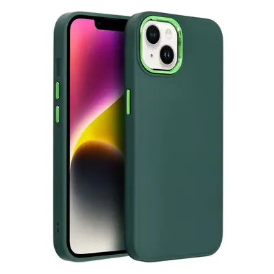 Xiaomi Redmi Note 13 4G, Szilikon tok, közepesen ütésálló, fémhatású kamera keret, Frame Case, z