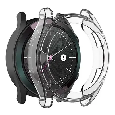 Huawei Watch GT2 (42 mm), Szilikon védőkeret, szíj nélkül, átlátszó