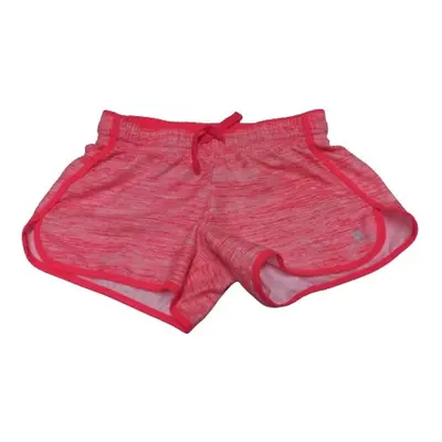 110-116-os melírozott neon-narancssárga sport short, rövidnadrág - Decathlon