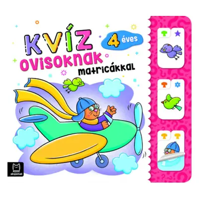 Kvíz ovisoknak matricákkal - 4 éves - ÚJ