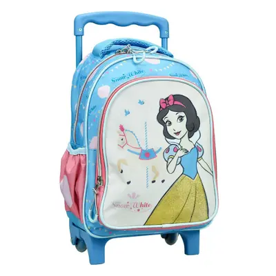 Disney Hercegnők Snow White gurulós ovis hátizsák, táska 30 cm - ÚJ