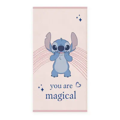 Disney Lilo és Stitch, A csillagkutya Magical fürdőlepedő, strand törölköző 60x120cm - ÚJ