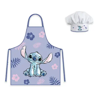 Disney Lilo és Stitch, A csillagkutya Purple gyerek kötény 2 darabos szett - ÚJ