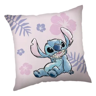 Disney Lilo és Stitch Pink párna, díszpárna 35x35 cm - ÚJ