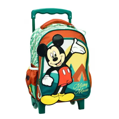 Disney Mickey Nature gurulós ovis hátizsák, táska 30 cm - ÚJ