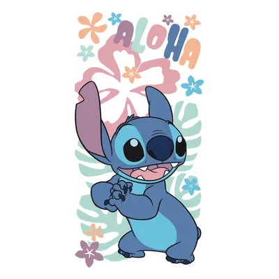 Disney Lilo és Stitch, A csillagkutya Hawaiian Harmony fürdőlepedő, strand törölköző 70x140cm - 