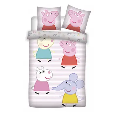 Peppa malac Little Friends gyerek ágyneműhuzat 100×135cm, 40×60 cm - ÚJ