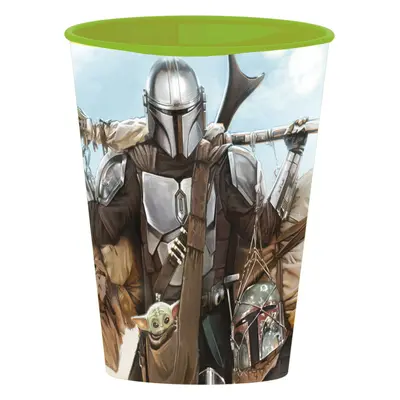 Star Wars Mandalorian pohár, műanyag 260 ml - ÚJ