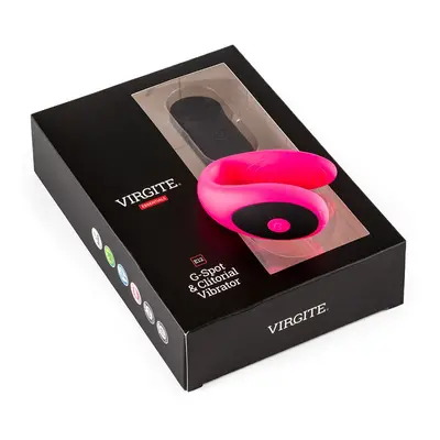 Virgite E12 kétmotoros párvibrátor, távirányítóval (pink)