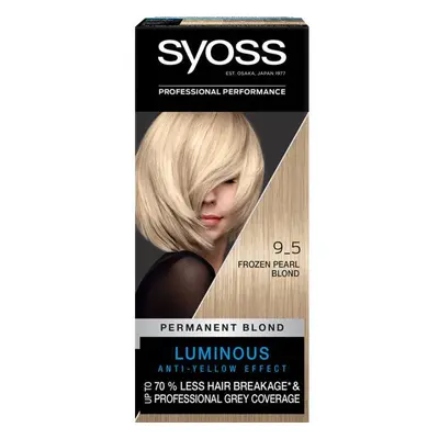 Tartós Hajfesték - Syoss Professional Performance Permanent Blond Luminous Anti-Yellow Effect Ba