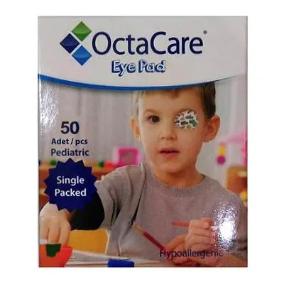 Steril Gyermek Szemtapaszok Kisfiúknak - Octamed OctaCare Pediatric Eye Pad, 5cm x 6.2cm, 50 db.