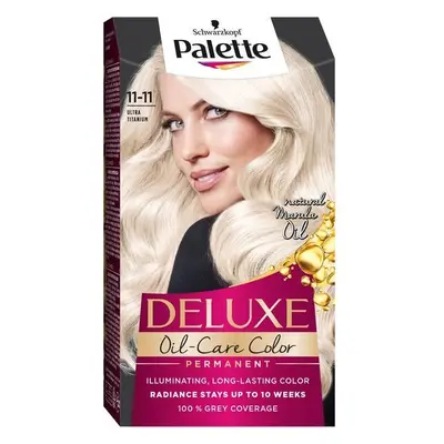 Tartós Hjafesték - Schwarzkopf Palette Deluxe Oil-Care Color Permanent, árnyalata 11-11 Ultra Ti