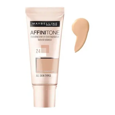 Alapozó Maybelline Affinitone Foundation 24 Golden Beige, 30 ml