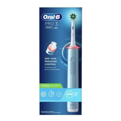 Elektromos fogkefe - Oral-B Pro 3 Cross Action, kék, 1 db.