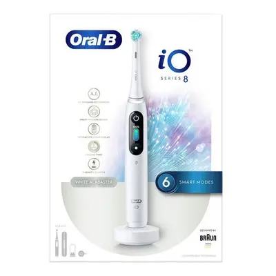 Elektromos fogkefe - Oral-B iO8, fehér, 1 darab