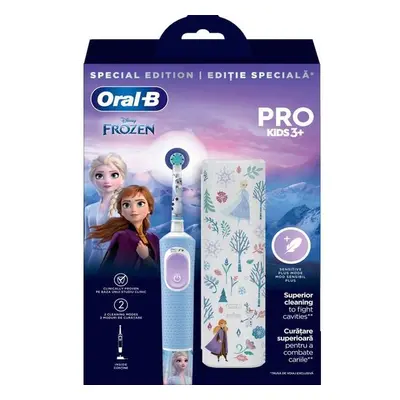 Elektromos fogkefe - Oral-B Pro Kids Vitality Frozen D103 + utazási készlet, 1 db.