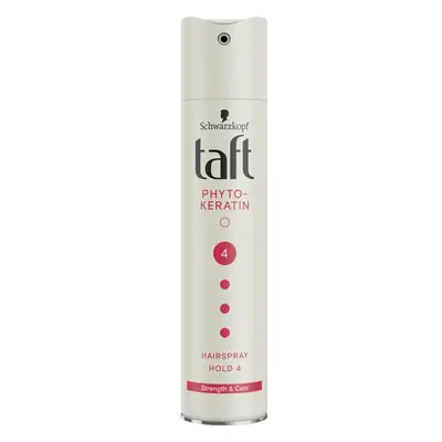 Keratinos Hajfixáló Erős Rögzítéssel - Schwarzkopf Taft Phyto-Keratin Hairspray Hold 4, 250 ml