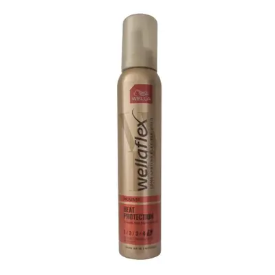 Hővédő Hajhab Ultraerős Fixálással - Wella Wellaflex Mousse Heat Protector Ultra Strong Hold, 20