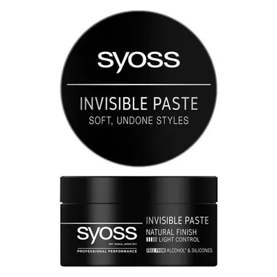 Láthatatlan Hajformázó Paszta - Syoss Professional Performance Invisible Paste Natural Finish Li