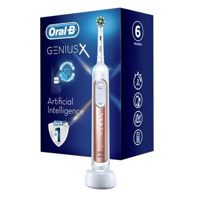 Elektromos Fogkefe - Oral-B Genius X, Rose Gold, 1 db.