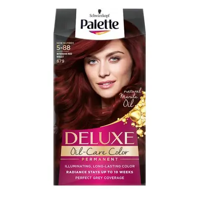 Tartós Hajfesték - Schwarzkopf Palette Deluxe Oil-Care Color Permanent, árnyalat 5-88 (679) Inte