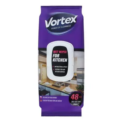 Nedves konyhai törlőkendők - Vortex Wet Wipes for Kitchen, 48 db.