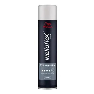 Hajfixáló ultra erős tartással – Wella Wellaflex Men Express Fix Ultra Strong Hold, 250 ml