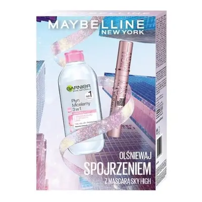 Kozmetikai Készlet: Szempillaspirál Maybelline New York Lash Sensational Sky High, Black/Fekete,